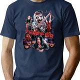 Retro Terrifier T-Shirt for Men & Women, T-Shirts Graphic Tee - Navy
