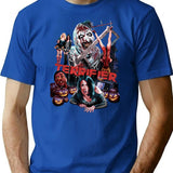 Retro Terrifier T-Shirt for Men & Women, T-Shirts Graphic Tee - Blue