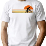 Retro Vintage Bicycle Rider Gift For Bicycle Lovers T-Shirt for Men & Women, T-Shirts Graphic Tee - White