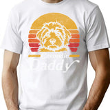 Retro Vintage Cavoodle Daddy T-Shirt for Men & Women, T-Shirts Graphic Tee - White