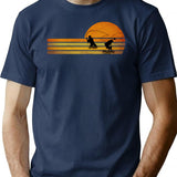 Retro Vintage Fishing Gift For Fishing Lovers T-Shirt for Men & Women, T-Shirts Graphic Tee - Navy