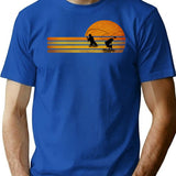Retro Vintage Fishing Gift For Fishing Lovers T-Shirt for Men & Women, T-Shirts Graphic Tee - Blue