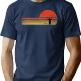 Retro Vintage Fly Fishinggift For Fly Fishing Lovers T-Shirt for Men & Women, T-Shirts Graphic Tee - Navy