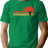 Retro Vintage Fly Fishinggift For Fly Fishing Lovers T-Shirt for Men & Women, T-Shirts Graphic Tee - Green