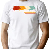 Retro Vintage Guinea Pig Animal Lover T-Shirt for Men & Women, T-Shirts Graphic Tee - White