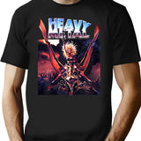 Retro Vintage Heavy-Movie Men Women Funny Metal-Tshirt T-Shirt T-Shirt for Men & Women, T-Shirts Graphic Tee - Black