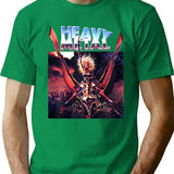 Retro Vintage Heavy-Movie Men Women Funny Metal-Tshirt T-Shirt T-Shirt for Men & Women, T-Shirts Graphic Tee - Green
