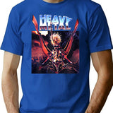 Retro Vintage Heavy-Movie Men Women Funny Metal-Tshirt T-Shirt T-Shirt for Men & Women, T-Shirts Graphic Tee - Blue