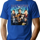 Retro Vintage Ja Crispy Sal T-Shirt for Men & Women, T-Shirts Graphic Tee - Blue