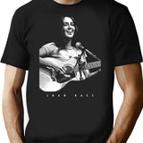 Retro Vintage Joan Baez Live Love You T-Shirt for Men & Women, T-Shirts Graphic Tee - Black