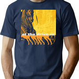 Retro Vintage The Movies Drive In Women Men T-Shirt for Men & Women, T-Shirts Graphic Tee - Navy