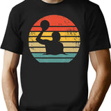 Retro Water Polo Player Vintage Waterpolo H2O Polo T-Shirt for Men & Women, T-Shirts Graphic Tee - Black