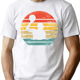 Retro Water Polo Player Vintage Waterpolo H2O Polo T-Shirt for Men & Women, T-Shirts Graphic Tee - White