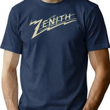 Retro Zenith T-Shirt for Men & Women, T-Shirts Graphic Tee - Navy