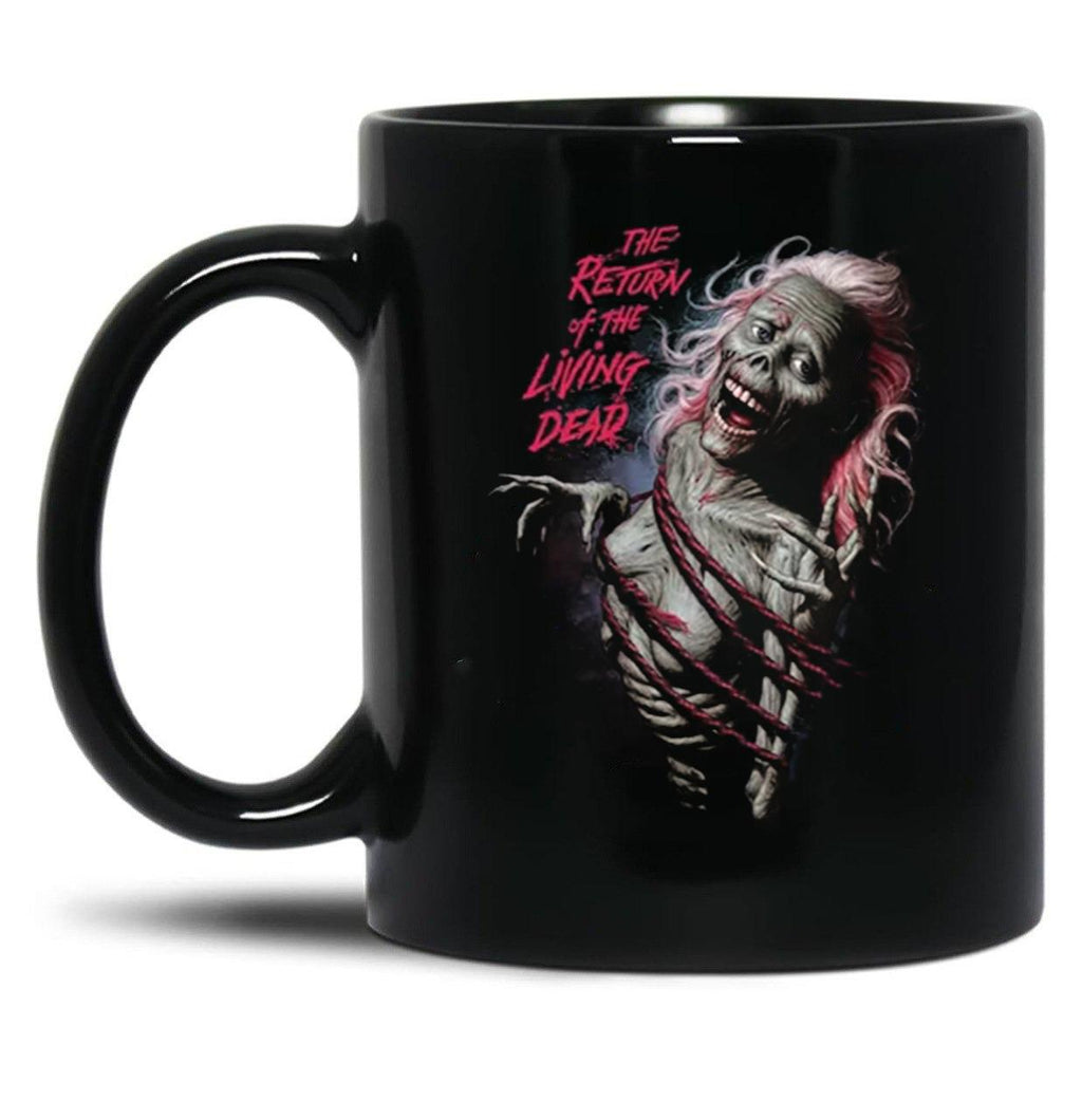Return of The Living Dead Feel Myself Rotting Black Coffee Mug, Gift Coffee Mug