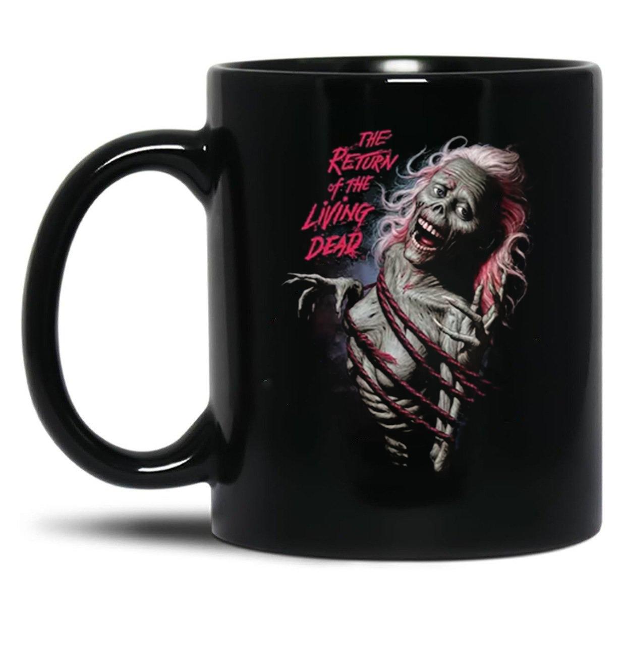Return of The Living Dead Feel Myself Rotting Black Coffee Mug, Gift Coffee Mug
