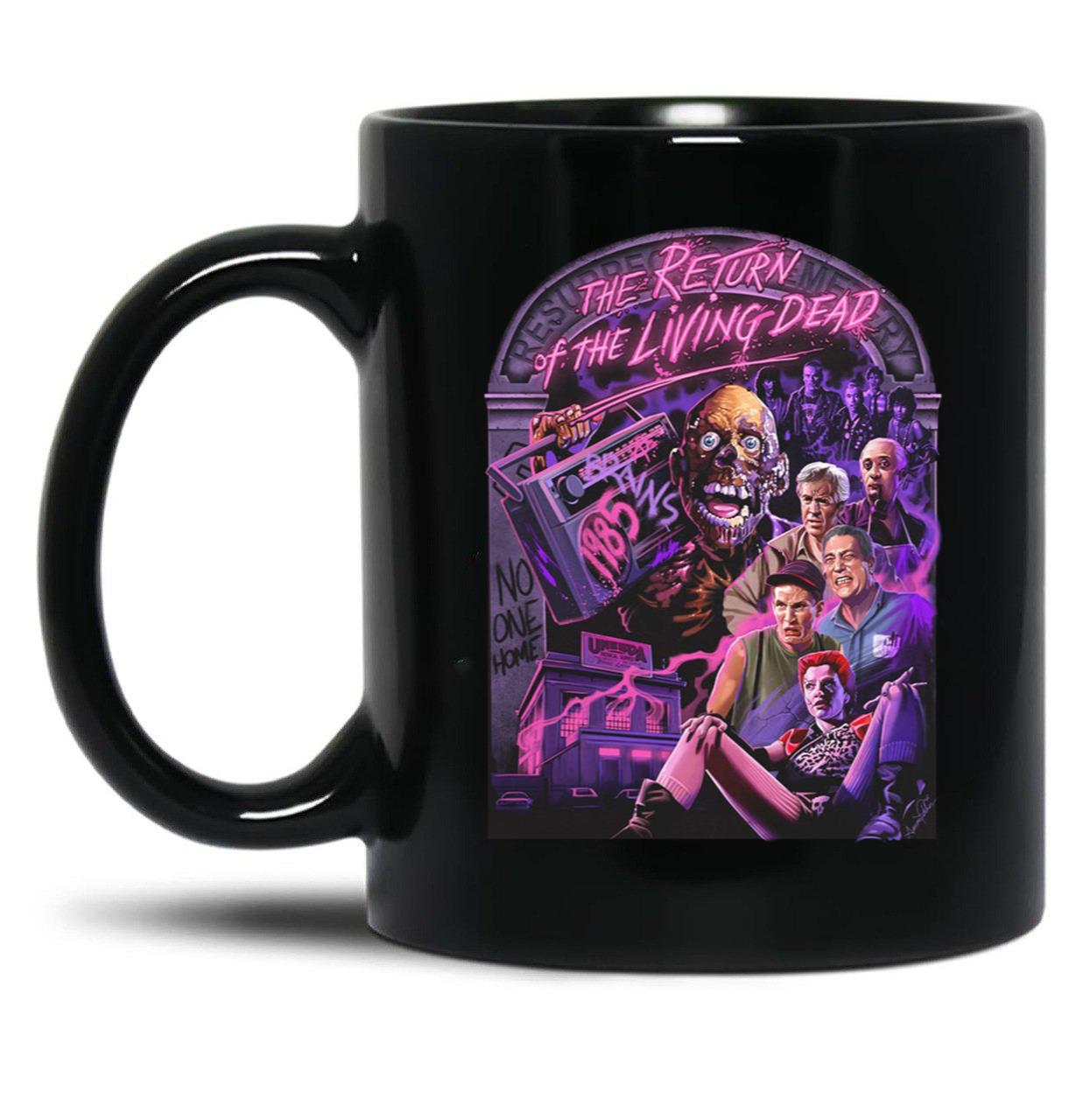 Return of The Living Dead No One Home Black Coffee Mug, Gift Coffee Mug
