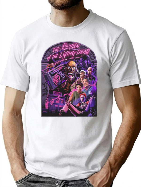 Return of The Living Dead No One Home Premium Heavyweight Cotton T-Shirt - White