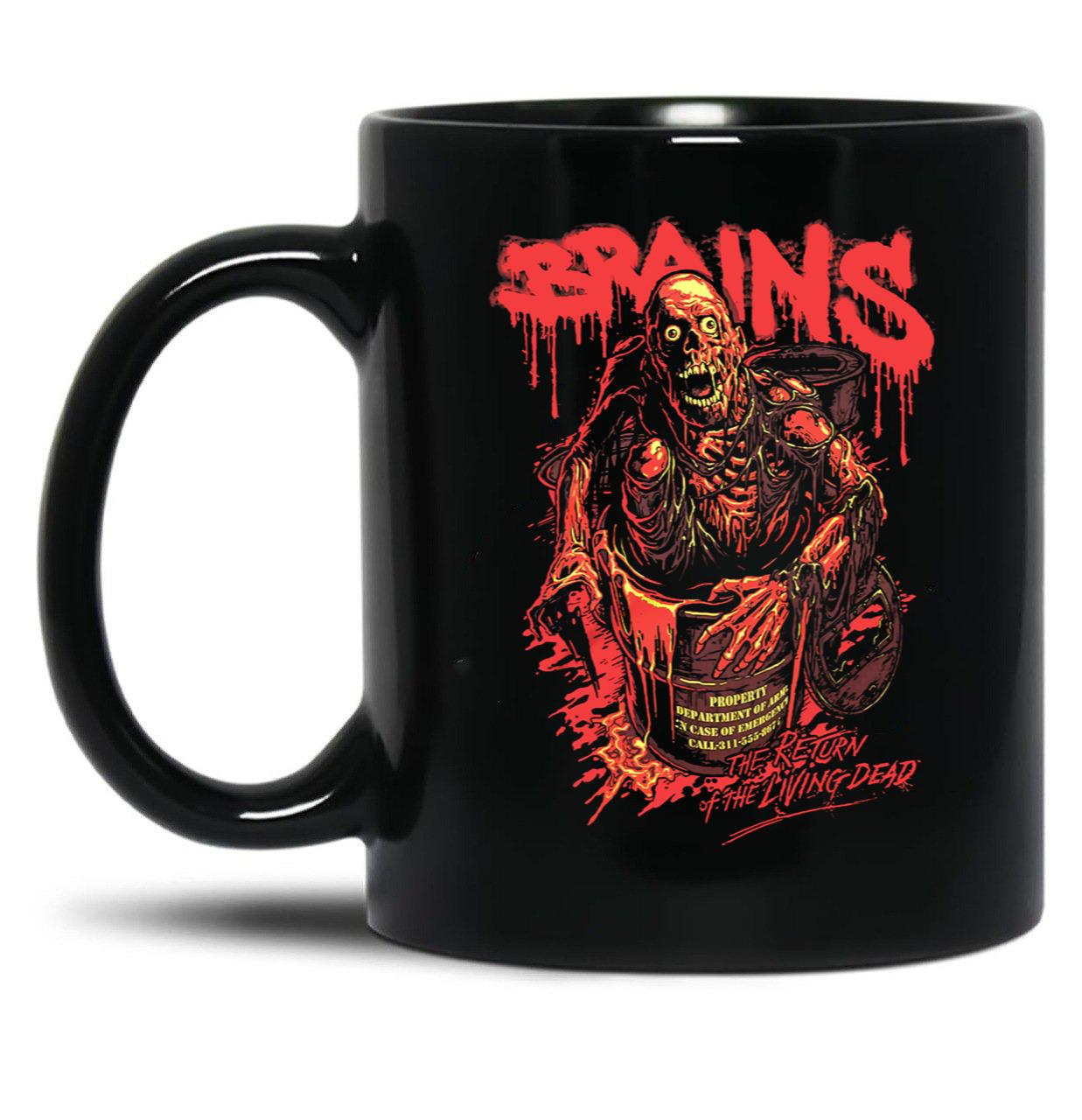 Return of The Living Dead Tarman Black Coffee Mug, Gift Coffee Mug