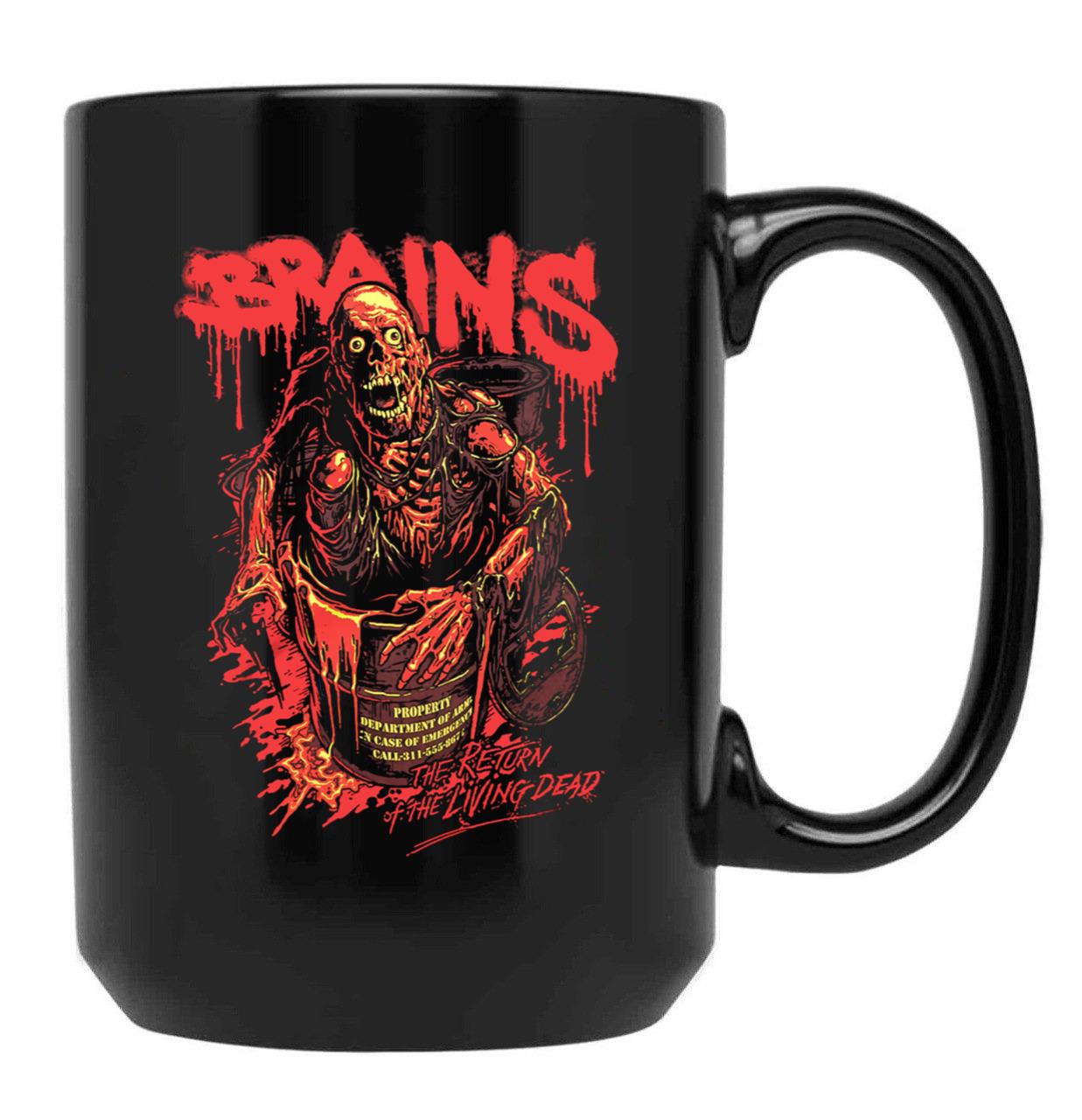 Return of The Living Dead Tarman Black Coffee Mug, Gift Coffee Mug