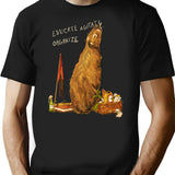 Revolutionary Capybara T-Shirt for Men & Women, T-Shirts Graphic Tee - Black