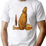 Revolutionary Capybara T-Shirt for Men & Women, T-Shirts Graphic Tee - White