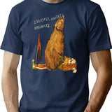 Revolutionary Capybara T-Shirt for Men & Women, T-Shirts Graphic Tee - Navy