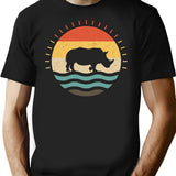 Rhino Art Rhino Love Rhino Mama Rhino Owner Rhino Girl Funny Rhino Rhino Mom T-Shirt for Men & Women, T-Shirts Graphic Tee - Black
