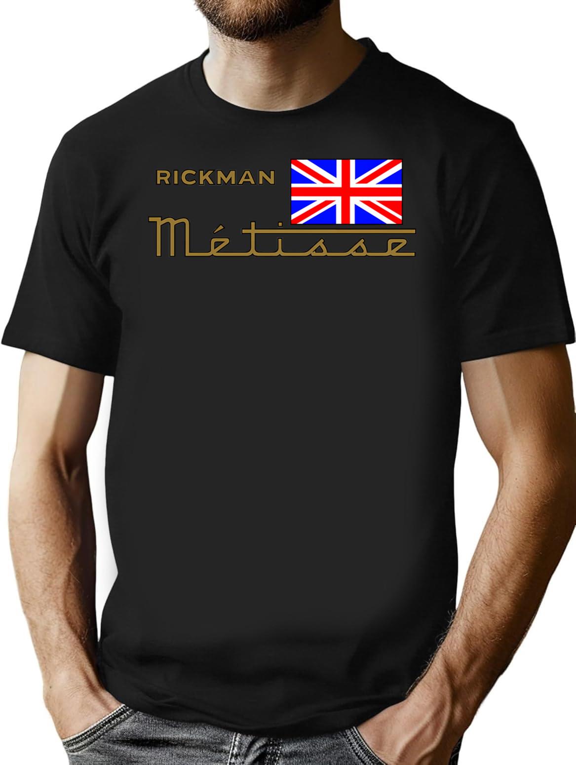 Rickman Metisse Vintage Shirt T-Shirt for Men & Women, T-Shirts Graphic Tee - Black