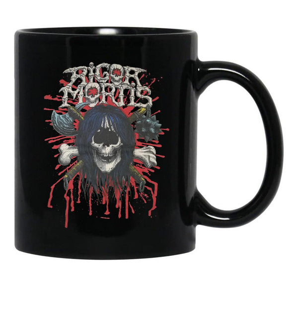 Rigor Mortis 1983 Black Coffee Mug, Gift Coffee Mug - Black