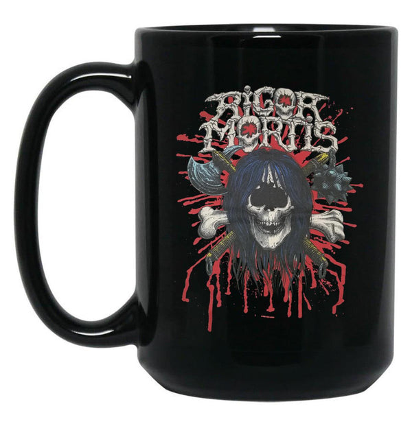 Rigor Mortis 1983 Black Coffee Mug, Gift Coffee Mug - Black