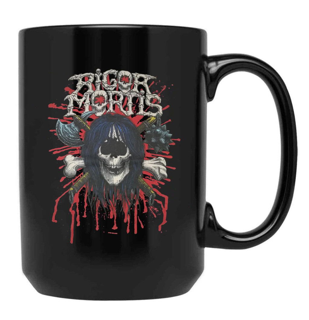 Rigor Mortis 1983 Black Coffee Mug, Gift Coffee Mug