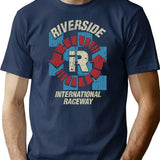 Riverside International Raceway 1957 Premium Heavyweight Cotton T-Shirt - Navy
