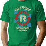Riverside International Raceway 1957 Premium Heavyweight Cotton T-Shirt - Green