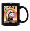 Rizz Em With The Tism Autism Awareness Meme Black Coffee Mug, Gift Coffee Mug - Black