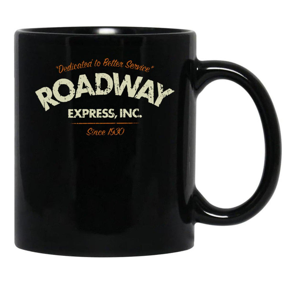 Roadway Express 1930 Black Coffee Mug, Gift Coffee Mug - Black