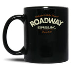 Roadway Express 1930 Black Coffee Mug, Gift Coffee Mug