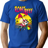 Roast Beef 80S Style T-Shirt for Men & Women, T-Shirts Graphic Tee - Blue