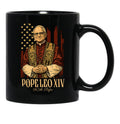 Robert Francis Prevost New Pope Shirt Leo Xiv Vatican Black Coffee Mug - Black