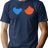 Rock Climbing Jugs T-Shirt for Men & Women, T-Shirts Graphic Tee - Navy