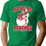 Rockford Red Peaches 1943 Funny 01 T-Shirt for Men & Women, T-Shirts Graphic Tee - Green