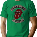 Rolling Stones Men's Tour 78 Premium Heavyweight Cotton T-Shirt - Green