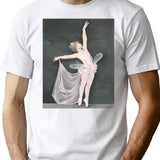 Rosie Ballerina T-Shirt for Men & Women, T-Shirts Graphic Tee - White