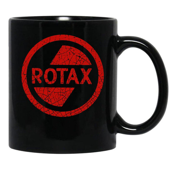Rotax Motors 75 Classic Black Coffee Mug, Gift Coffee Mug - Black