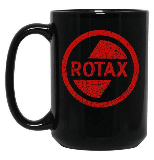 Rotax Motors 75 Classic Black Coffee Mug, Gift Coffee Mug - Black
