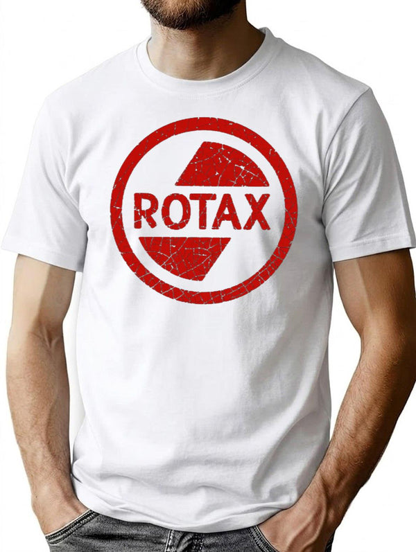Rotax Motors 75 Classic Premium Heavyweight Cotton T-Shirt - White