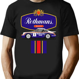 Rothmans 911 T-Shirt for Men & Women, T-Shirts Graphic Tee - Black