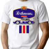 Rothmans 911 T-Shirt for Men & Women, T-Shirts Graphic Tee - White