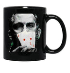 Rounders Movie Classic Movie Poker Pocket Aces Black Coffee Mug, Gift Coffee Mug - Black