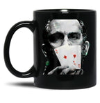 Rounders Movie Classic Movie Poker Pocket Aces Black Coffee Mug, Gift Coffee Mug